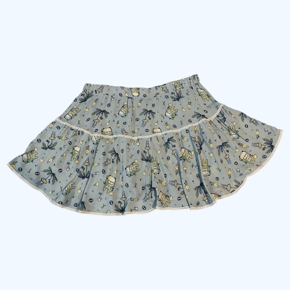 Studio Ghibli My Neighbor Totoro Floral Skort Hot Topic Size 3X - Picture 3 of 7